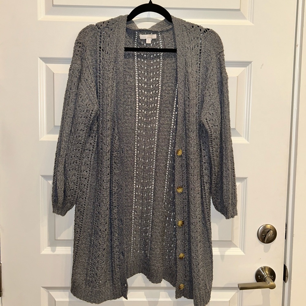 Lauren Conrad Open-Knit Women's Cardigan